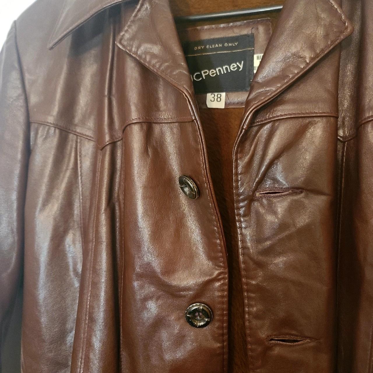 Jcp mens shop leather jackets