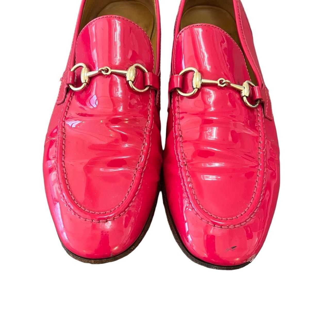 Hot pink gucci store loafers