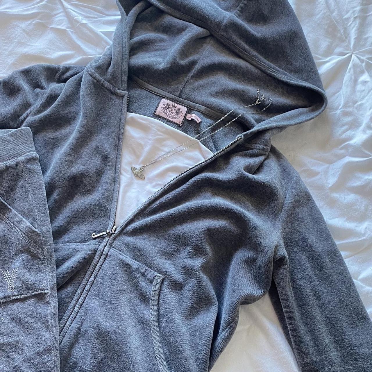juicy couture tracksuit jacket (jacket only)... - Depop