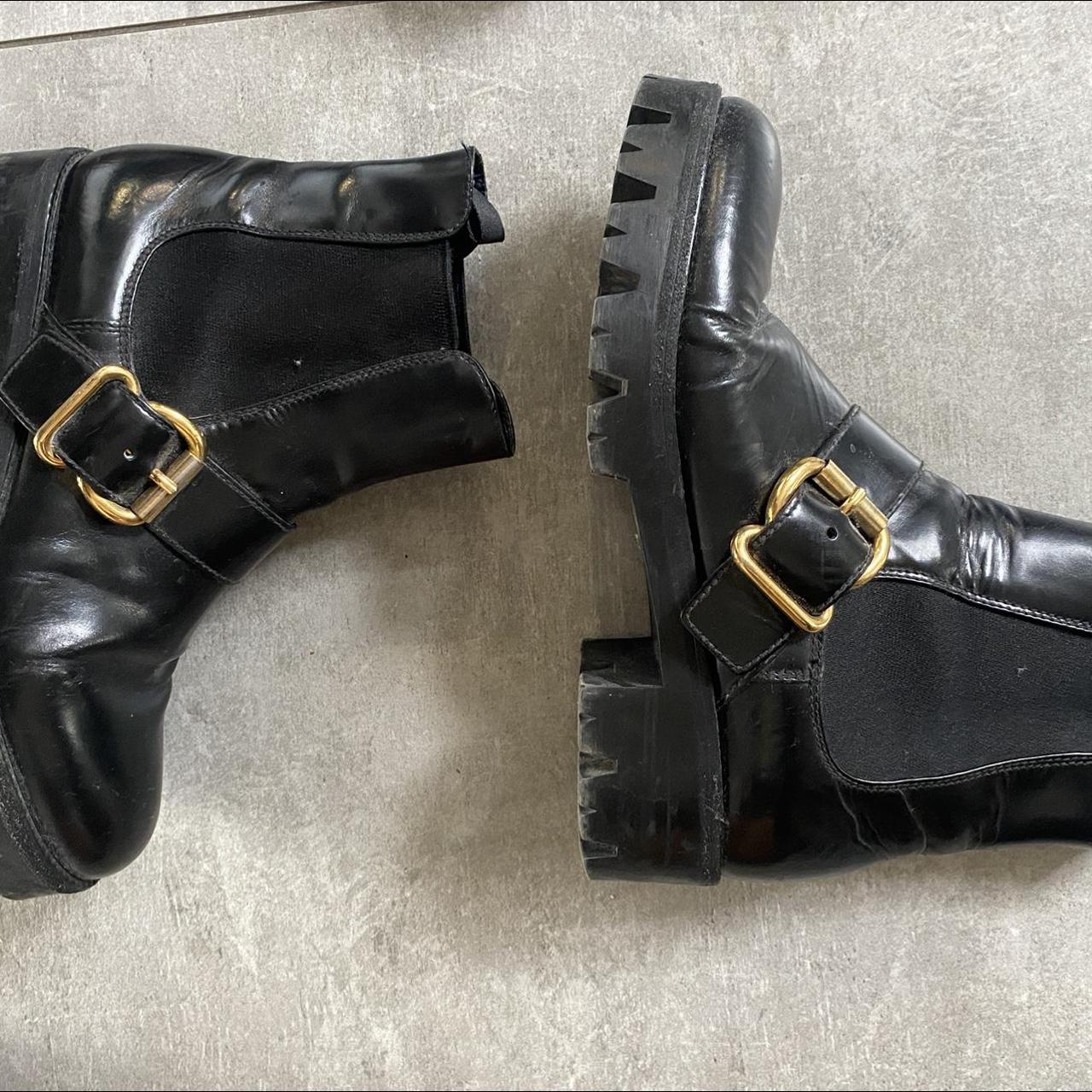 prada boots for sale Retail 500 pounds Selling for. Depop