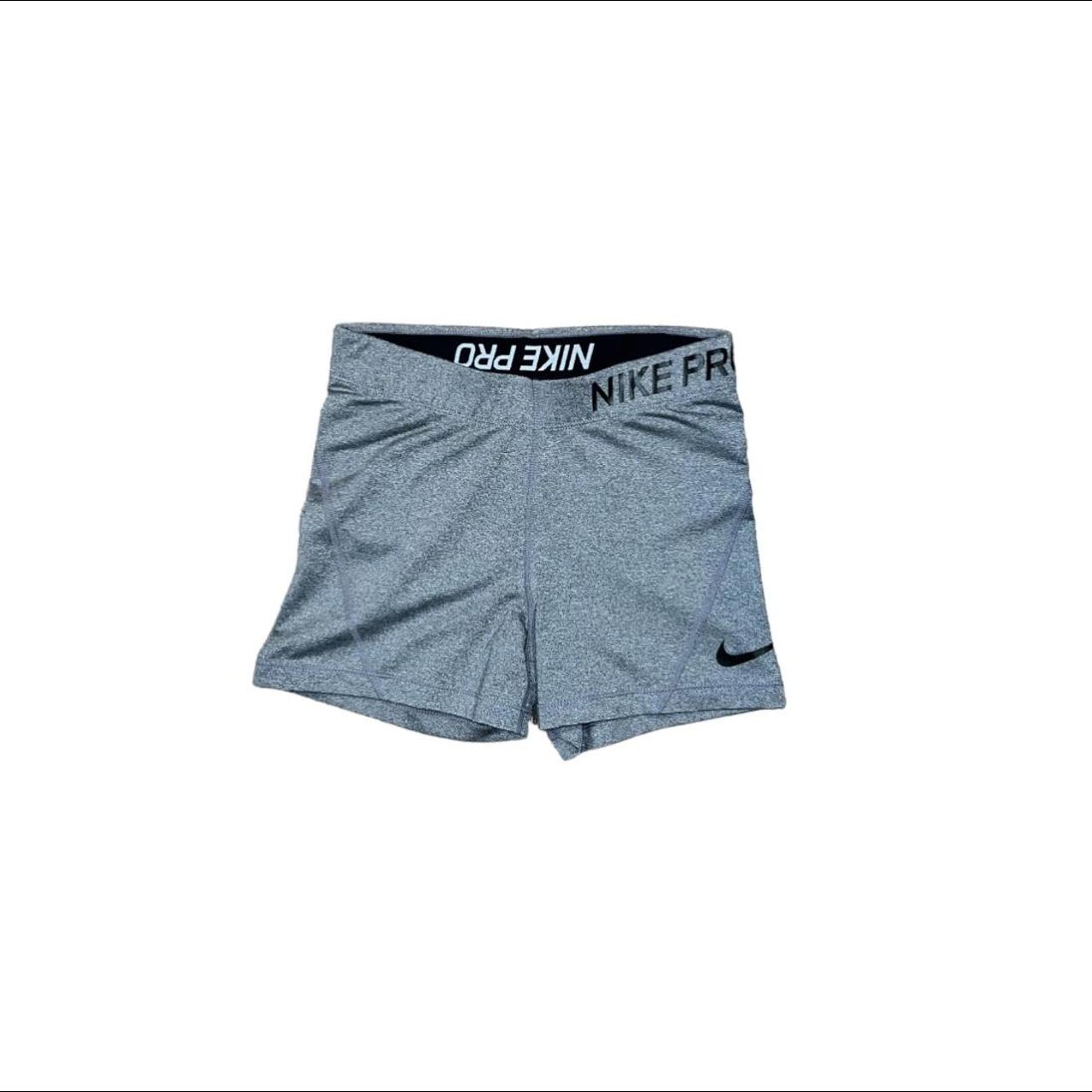 womens nike shorts grey