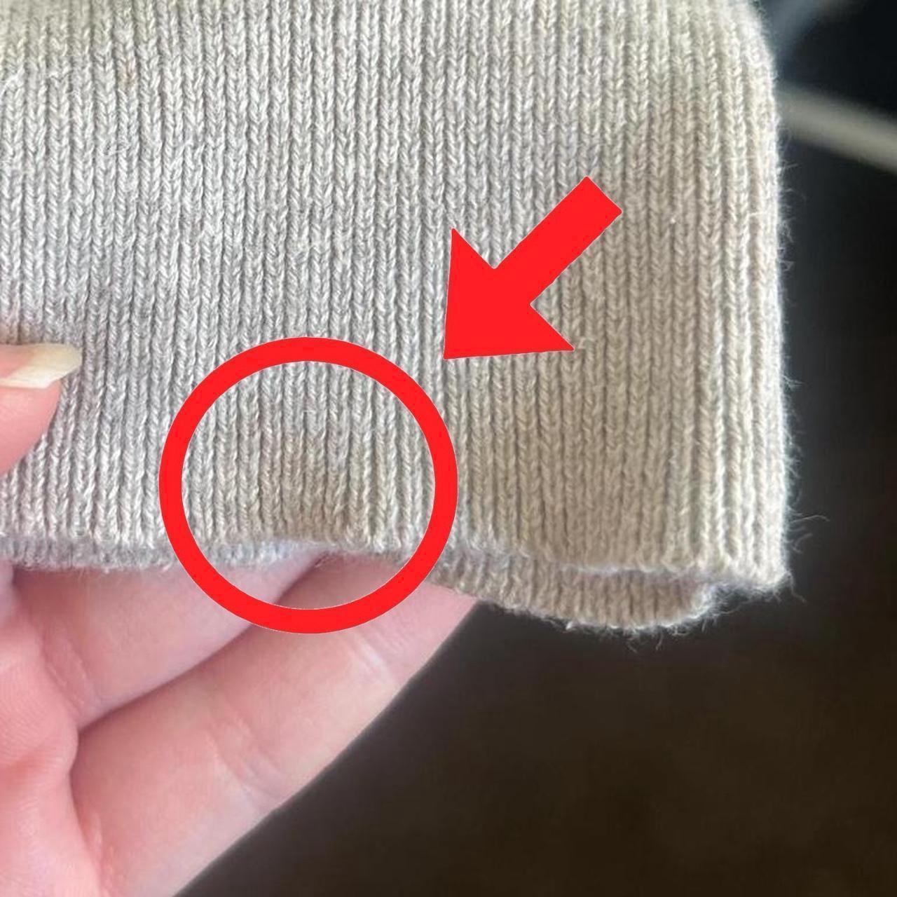 Women's Sweater - Tan - M – basic button knit swe… - image 2