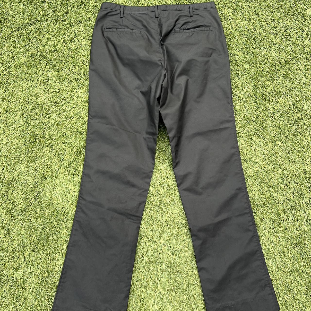 1990s rare! Men's MIU MIU black tech nylon slacks. | Depop