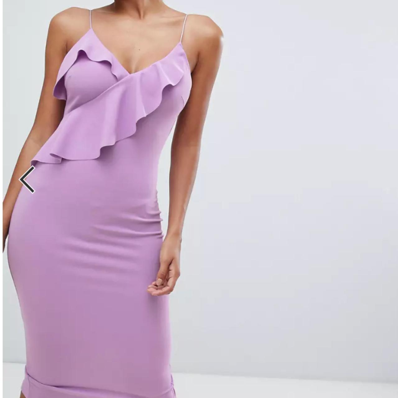 AX Paris Women's Pink and Purple Dress