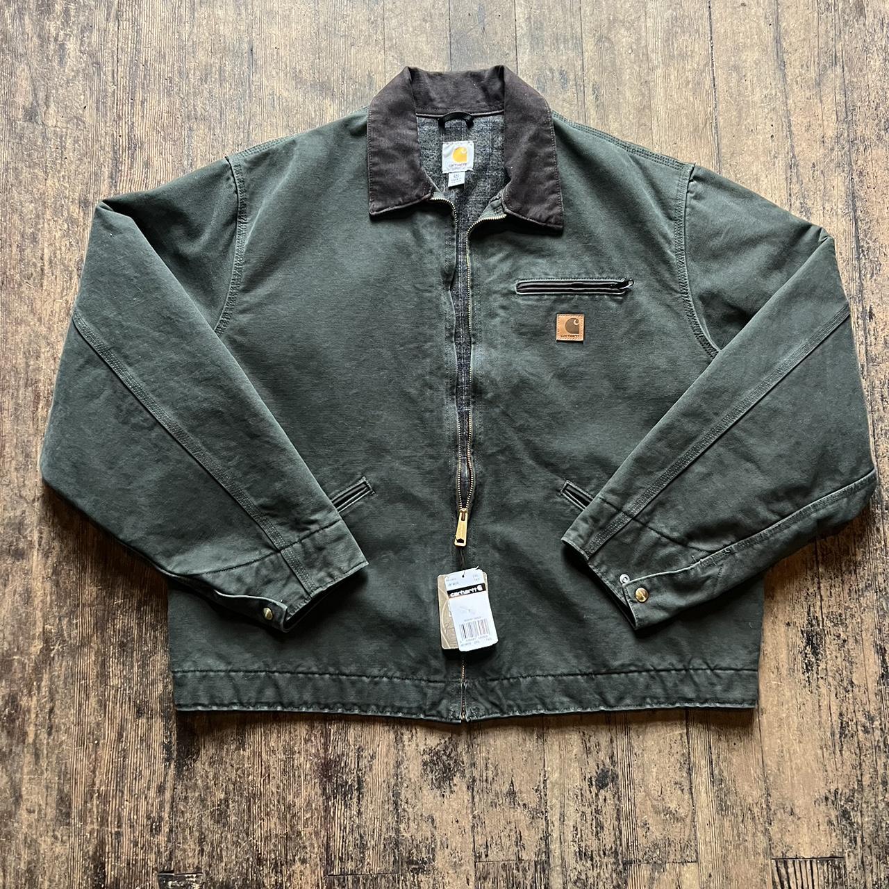 Vintage carhartt deadstock with tags j97 Detroit... - Depop