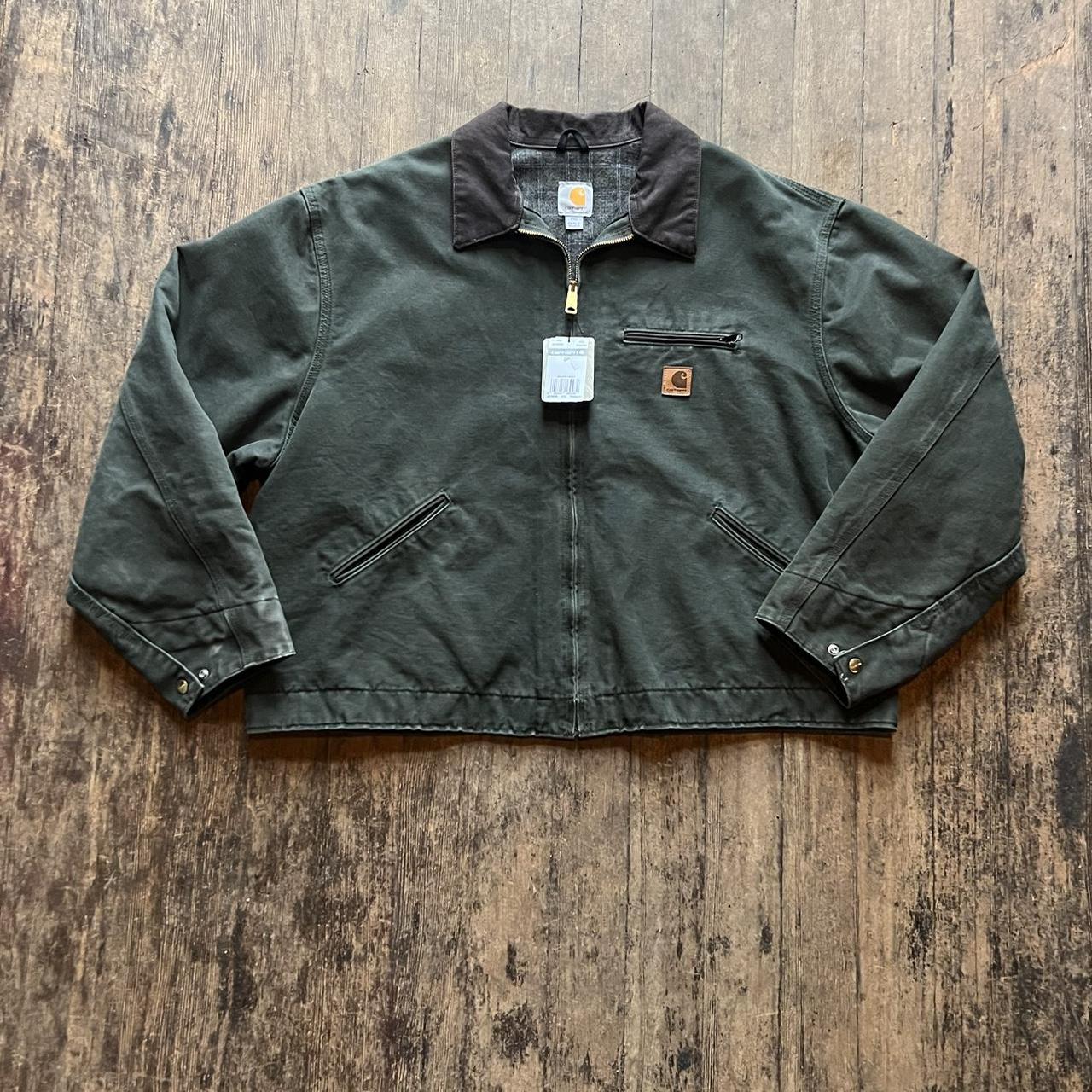 Vintage carhartt deadstock with tags j97 Detroit... - Depop