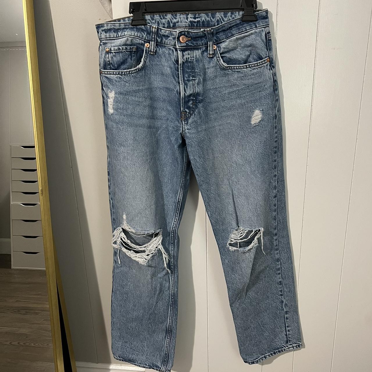 H&m 90s boyfriend jeans size 8 - Depop