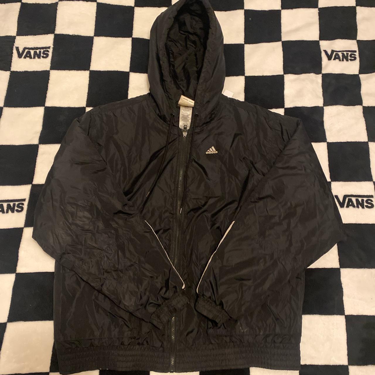 Adidas big logo jacket online