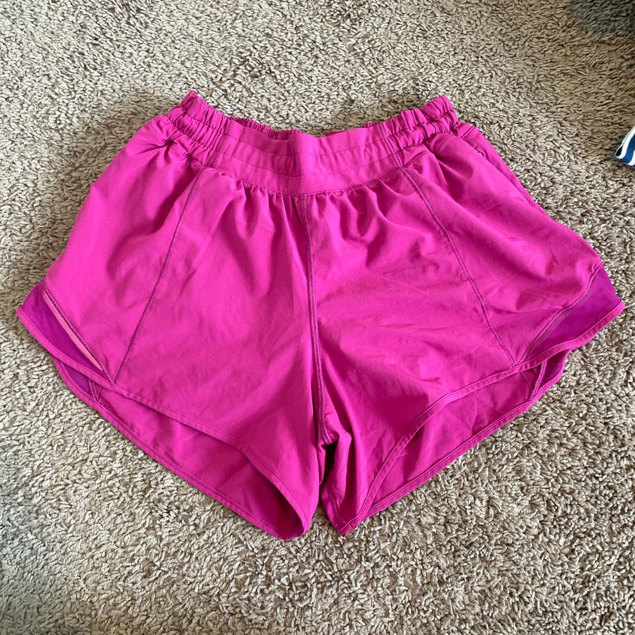 Sonic pink lululemon hotty hot shorts, so cute! Just - Depop