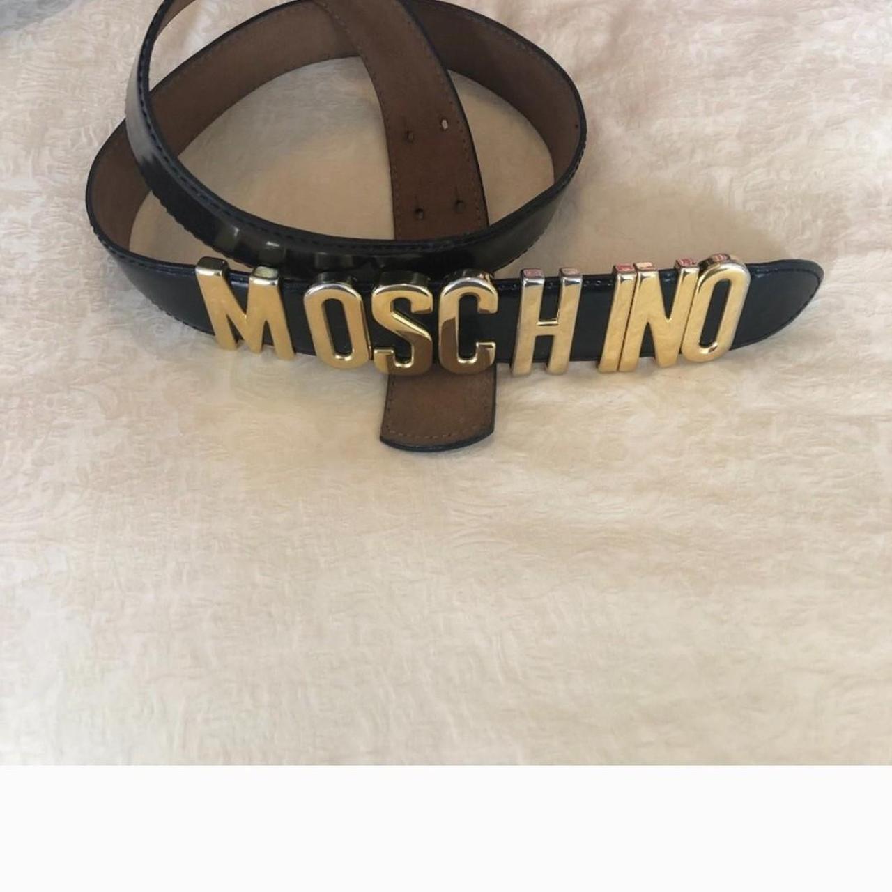 Women's Moschino Belt Moschino Women's Belt Black/Gold