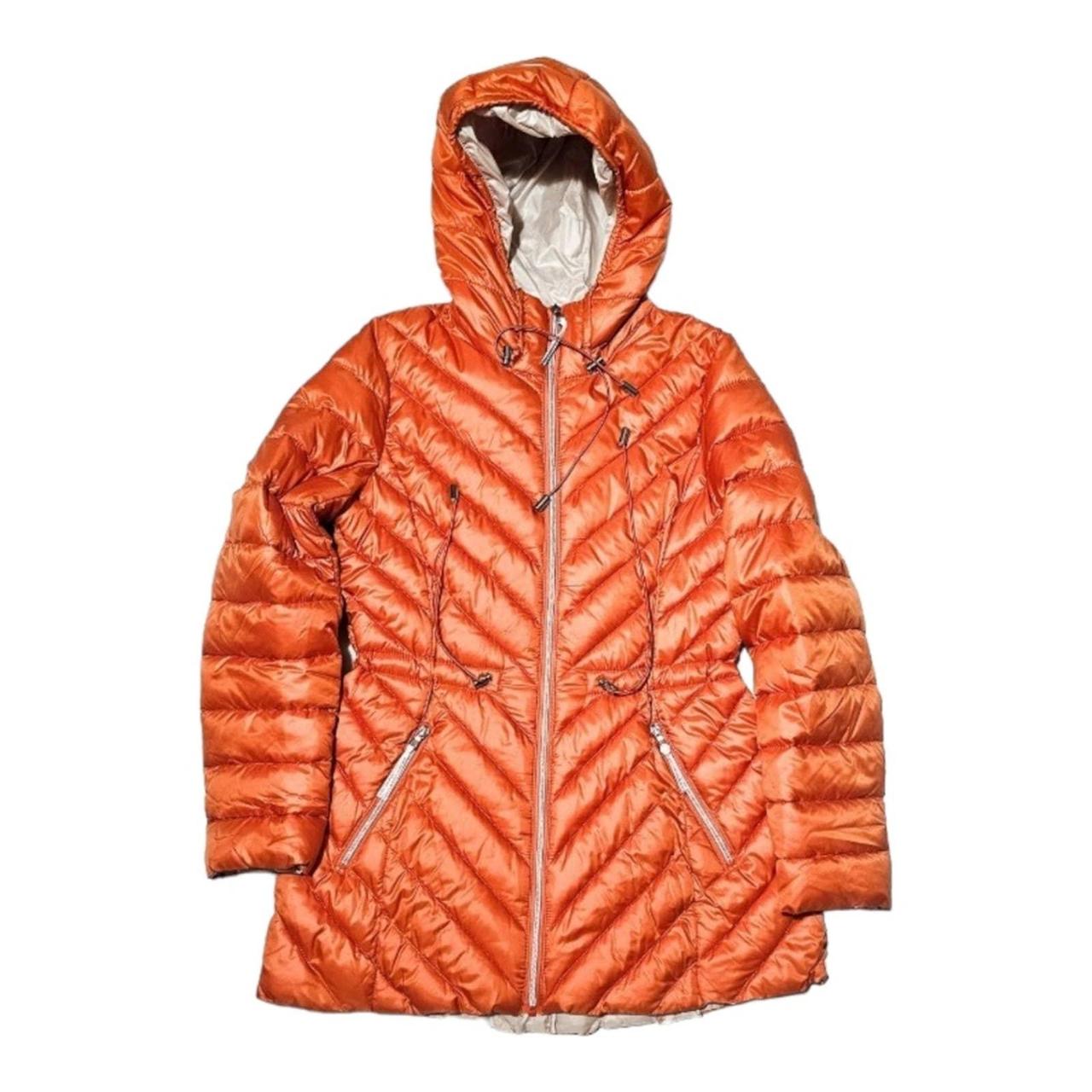 French connection packable outlet hooded puffer jacket