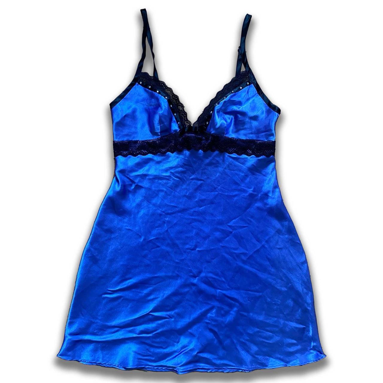 Playboy Women's Purple and Black Dress Depop