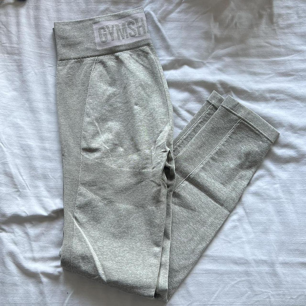 Gymshark high waist flex leggings Size LARGE Light... Depop