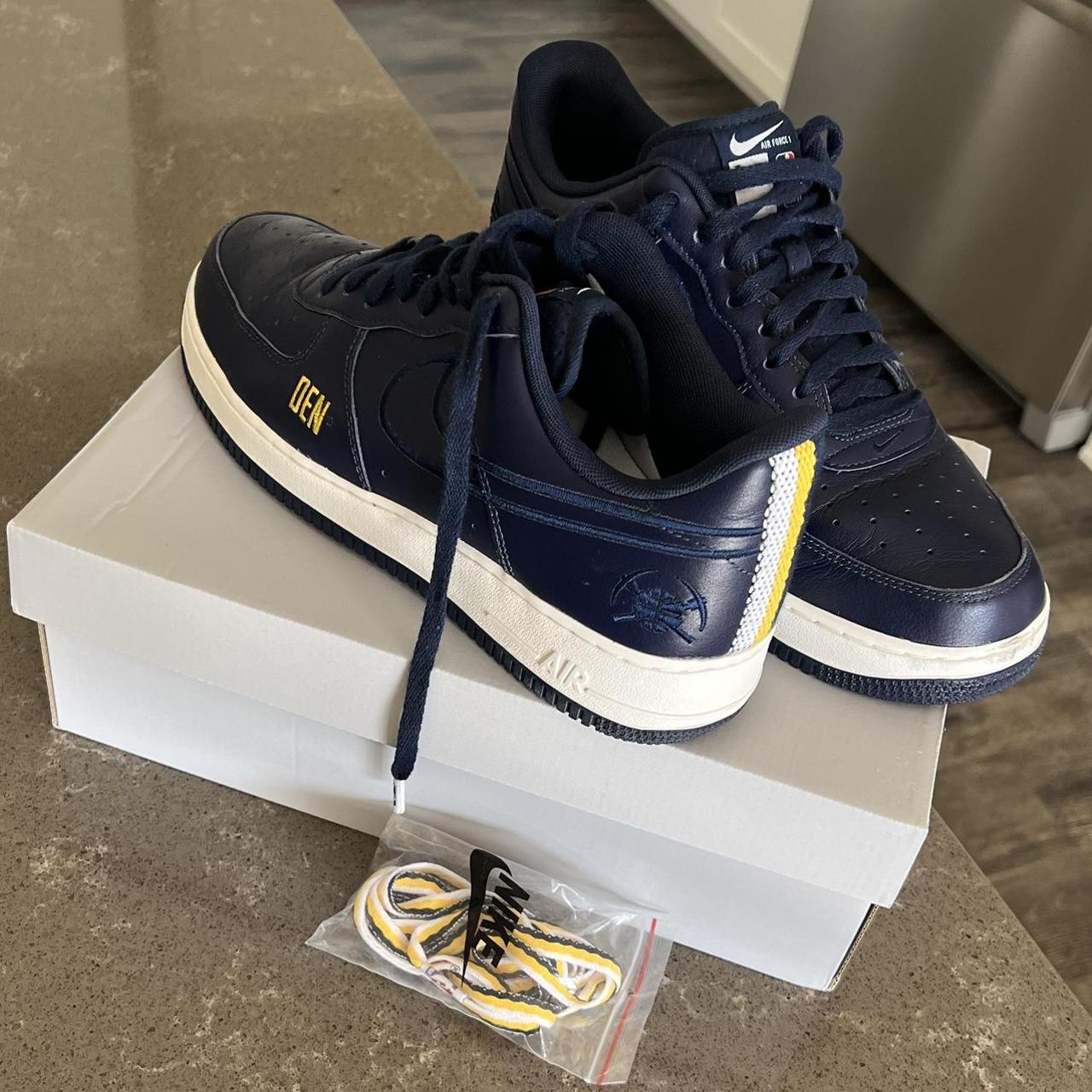 Nike Air Force 1 Denver Nuggets Edition Rare... - Depop