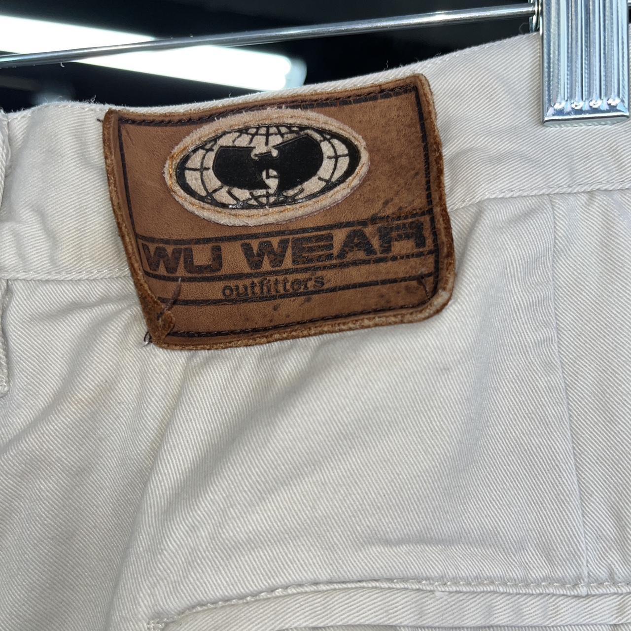 Wu Wear Men's Cream and Tan Shorts (3)