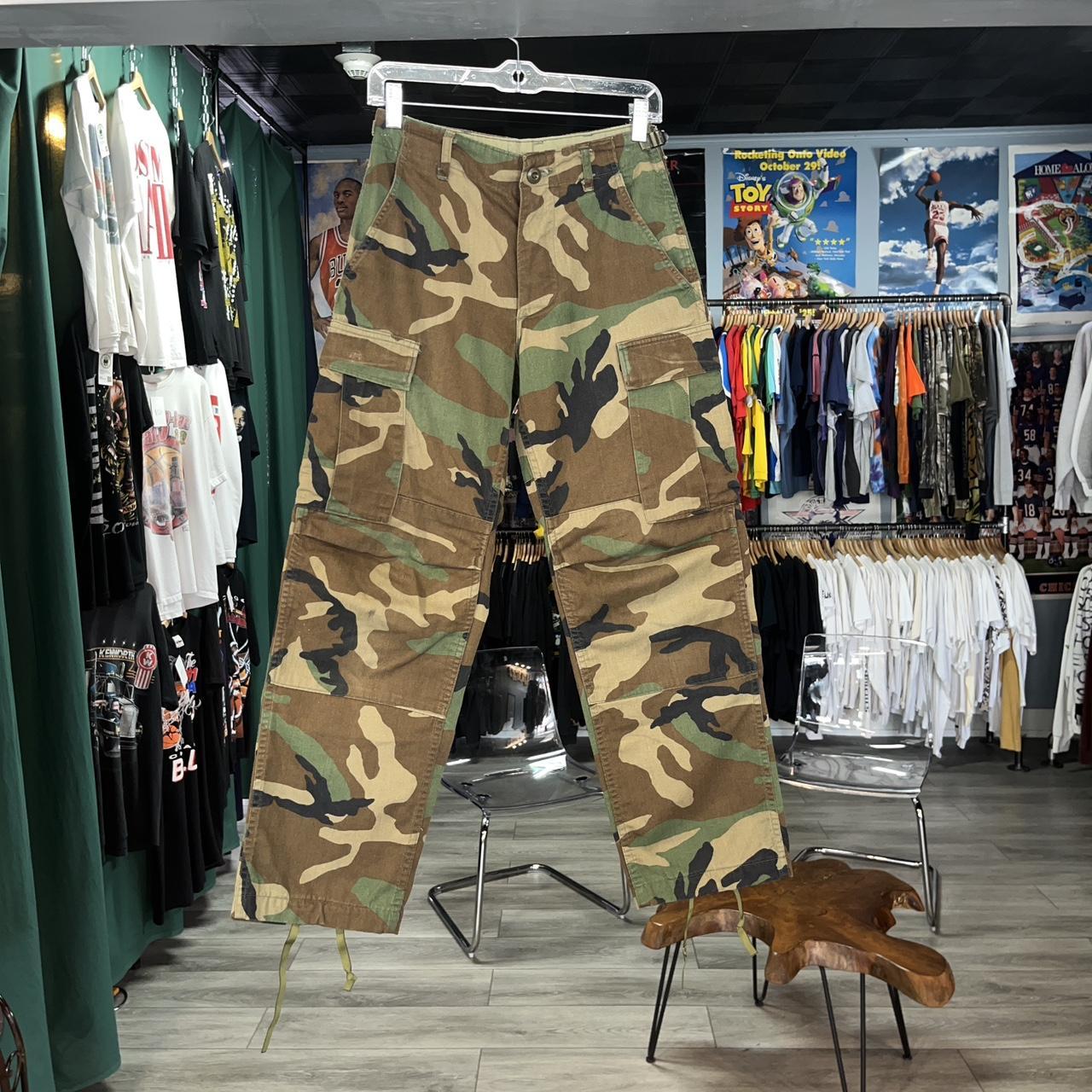 OLD STUSSY】camouflage cargo pants 90s-