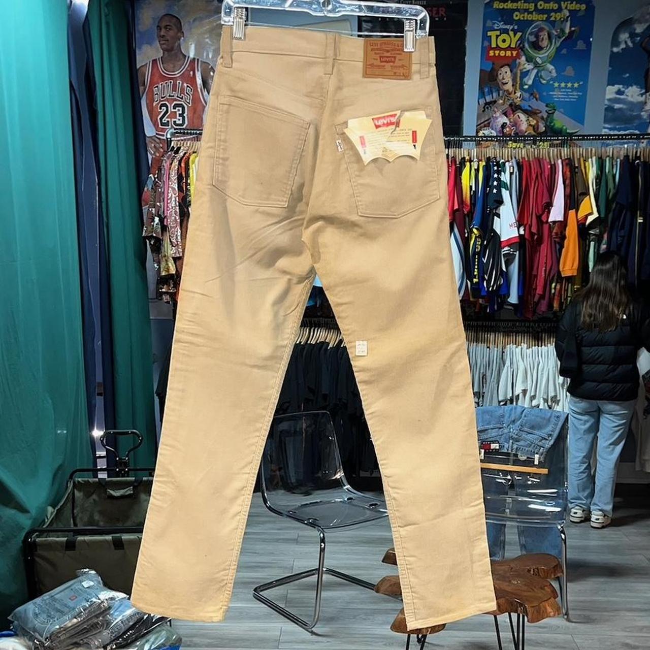 Vintage 70s Levi's lightwash brown corduroy jeans - Depop