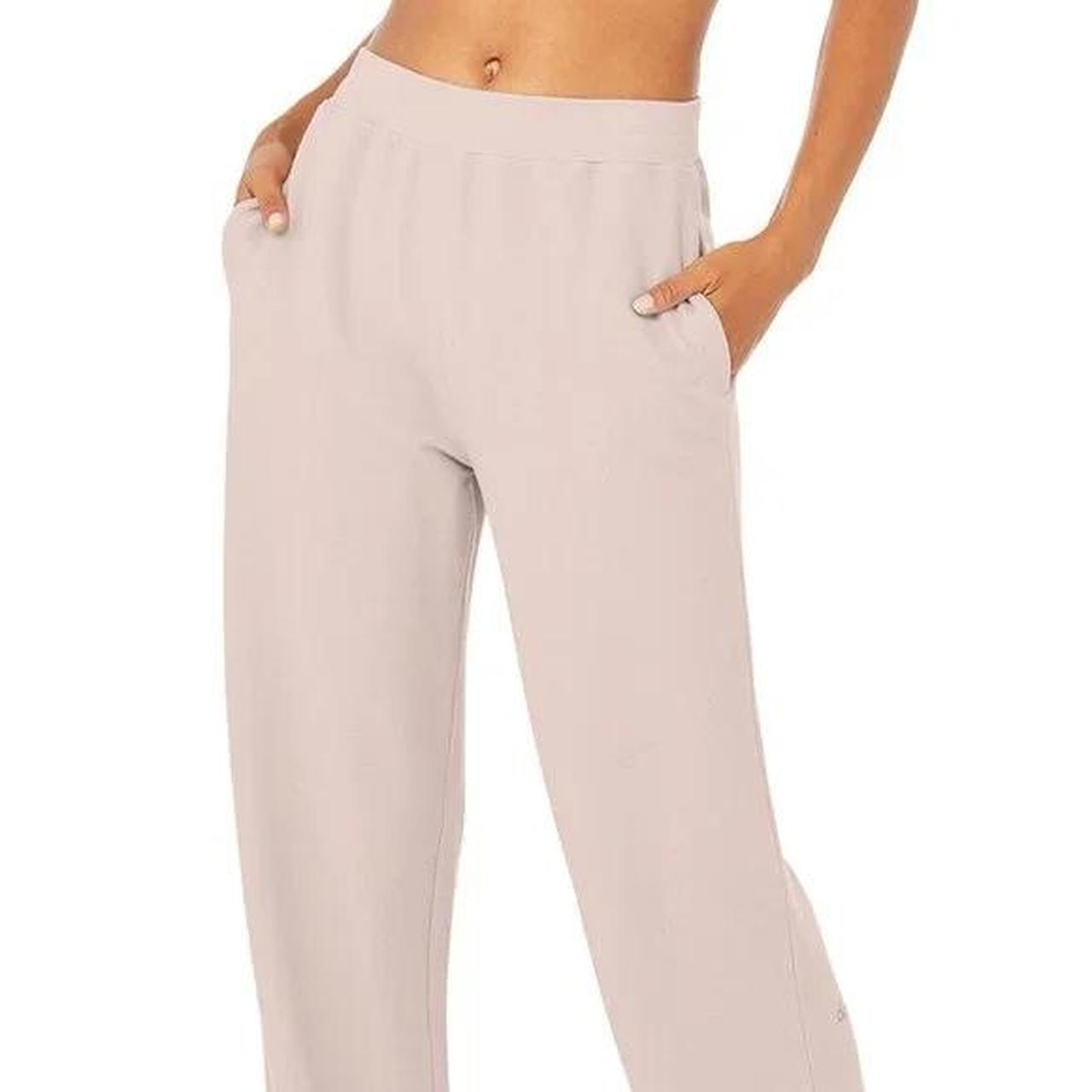 【ALO YOGA】MICRO WAFFLE SWEATPANT★値下げしました Micro Waffle Fast Break Sweatpant - Athletic Heather Grey | ALO