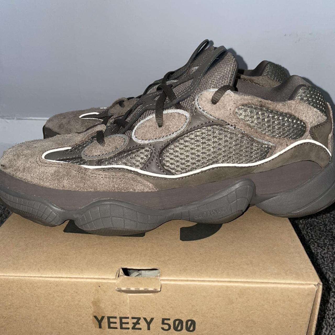 yeezy 500 brown clay on feet