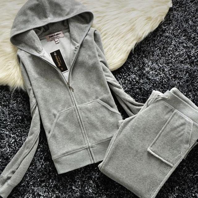 Viral black juicy couture tracksuit unreal on Depop