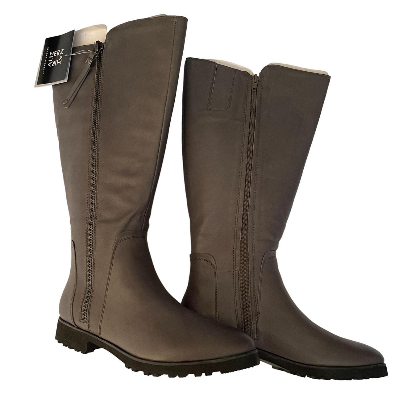 Naturalizer gray boots hotsell