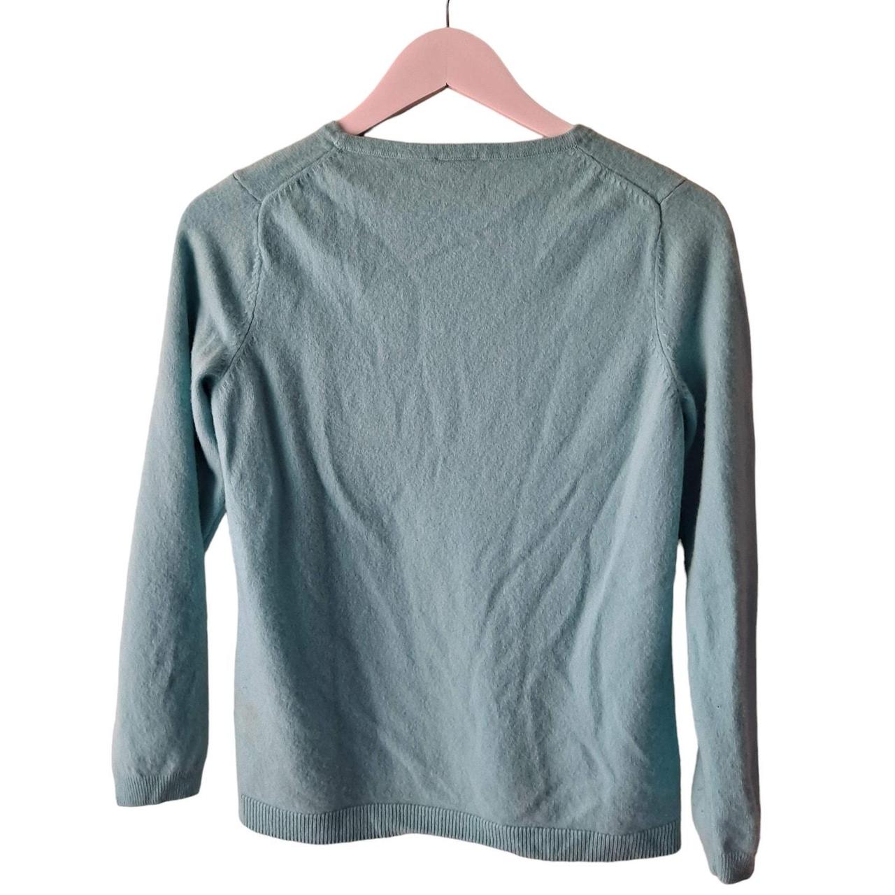 Talbots Seaform Luxe Pure Cashmere Crewneck Long selling Sleeve Sweater - Size L