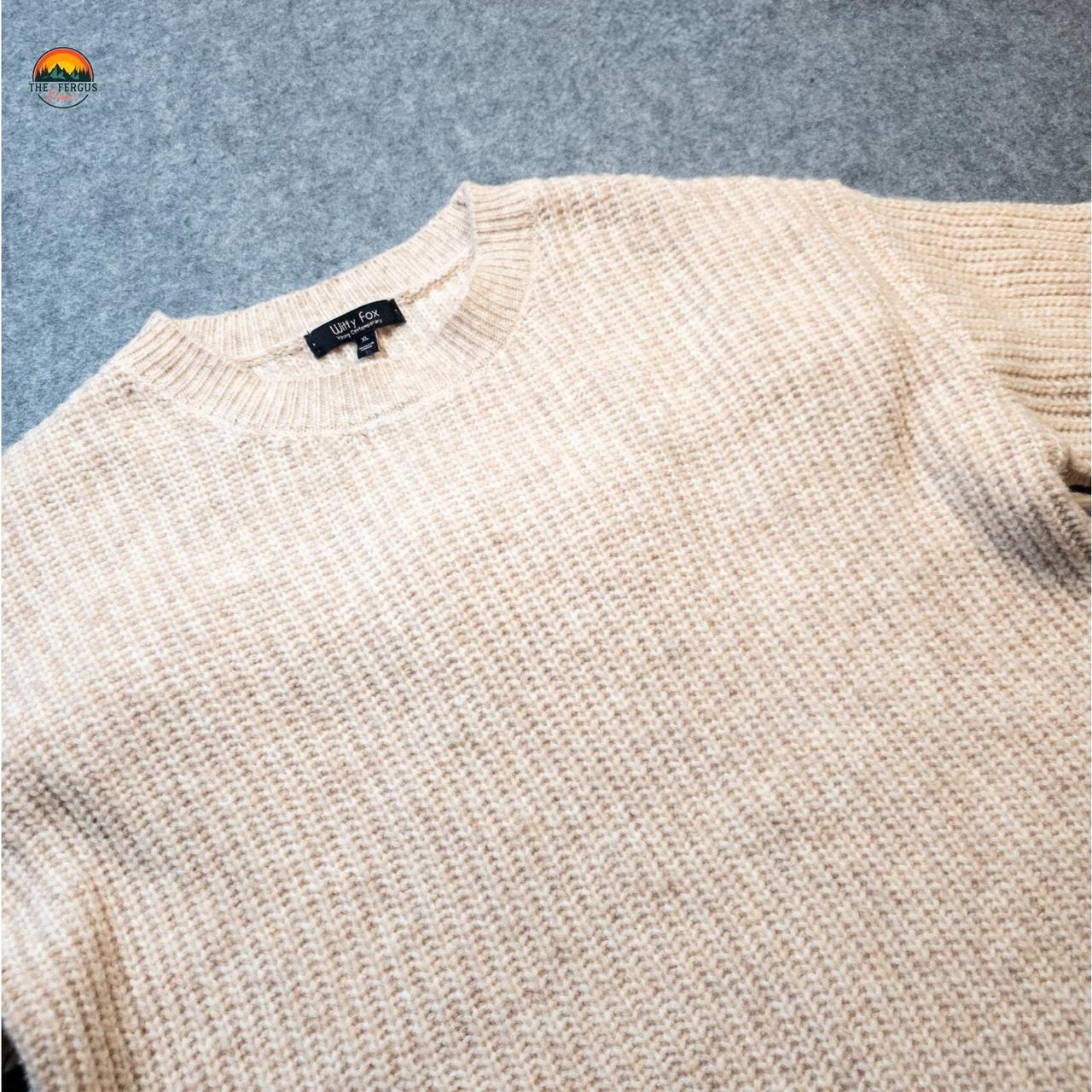 Source Unknown Women's Sweater - Cream - XL – Wit… - image 3