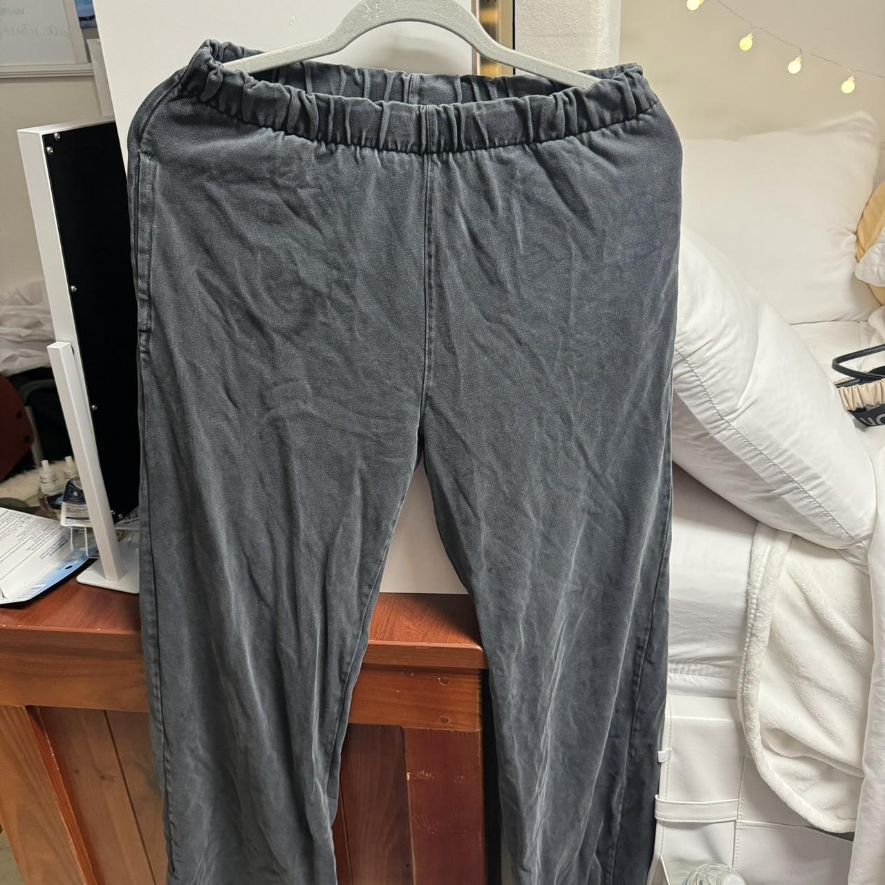 Grey Brandy Anastasia Sweatpants BRANDY MELVILLE-charcoal