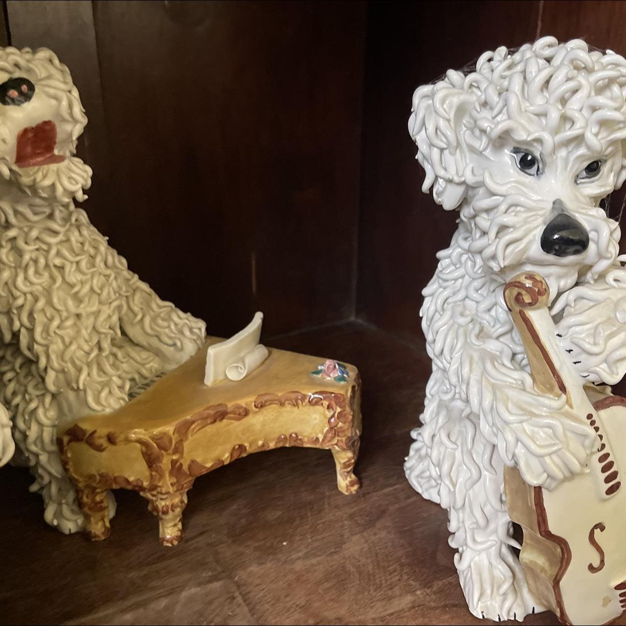 VINTAGE 1950s SPAGETTI POODLES collectibles set of 3... Depop