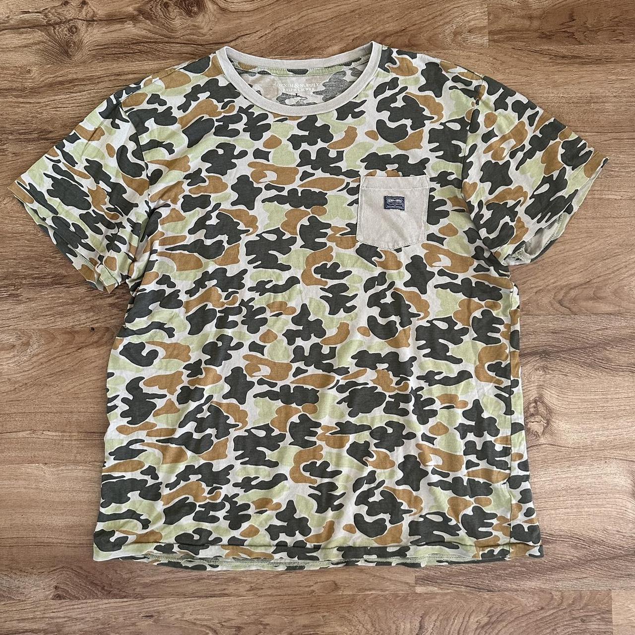 Ralph Lauren Camo T Shirt Green