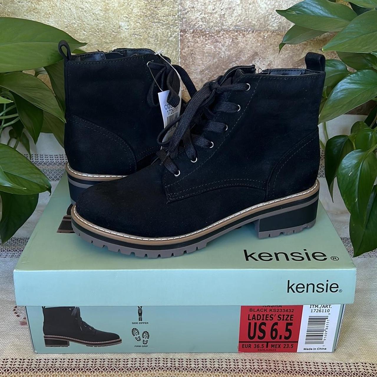 Kensie black booties best sale