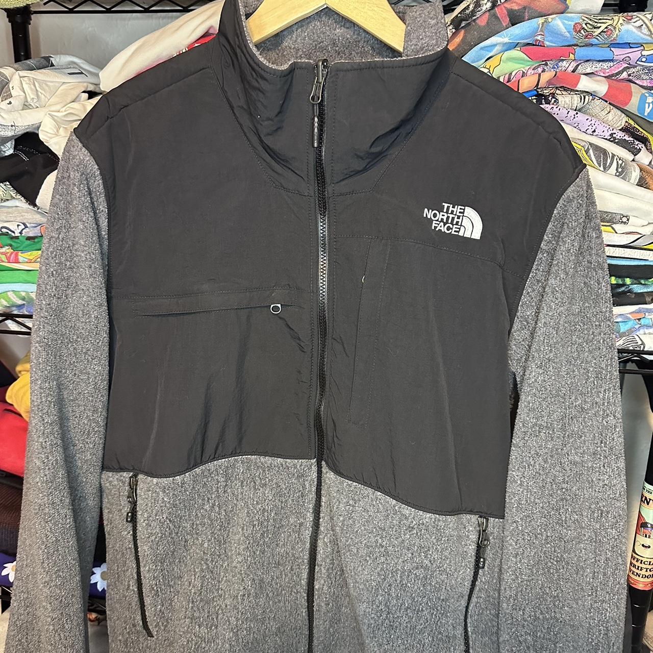 The North Face Black & Grey Fleece Jacket. DM If Any... - Depop