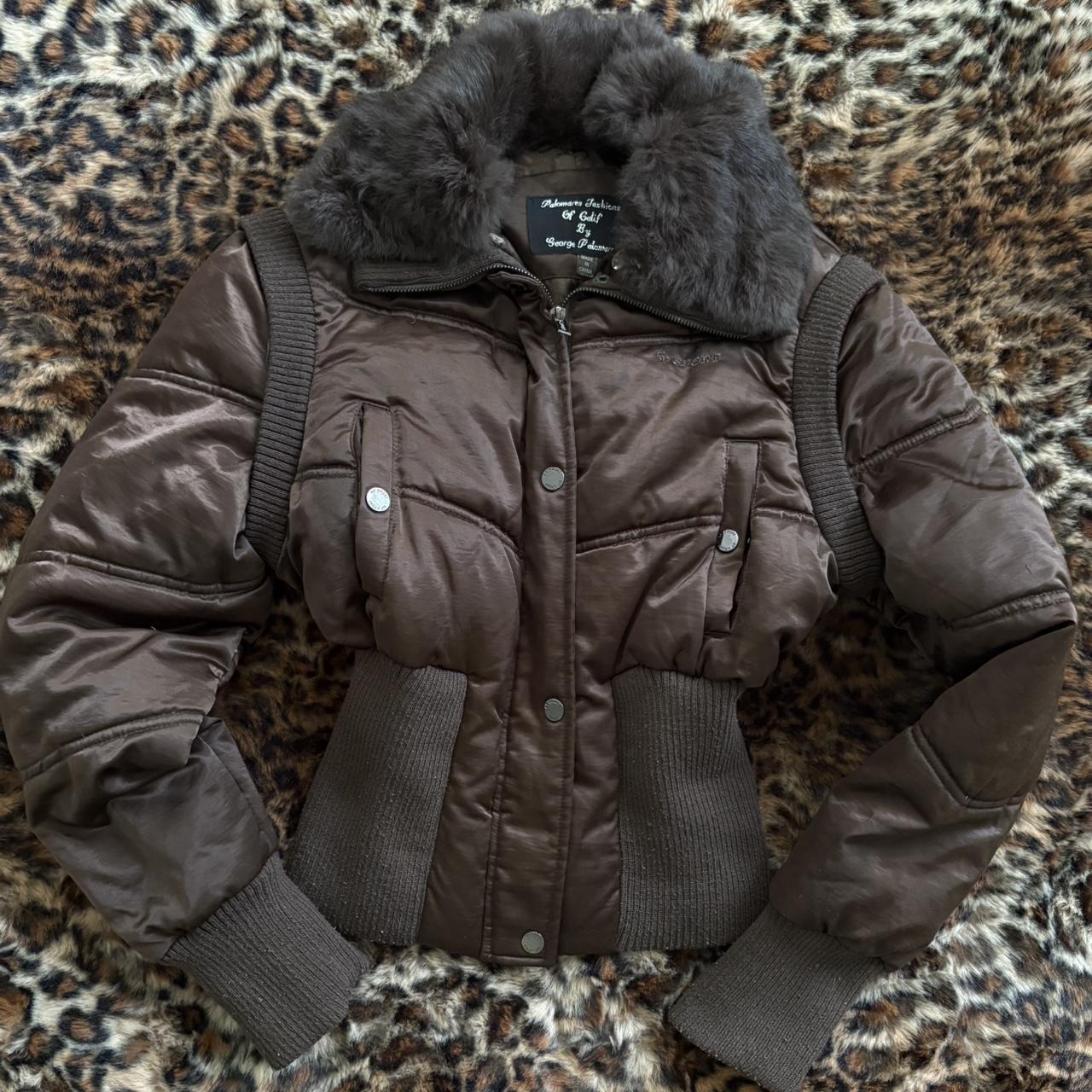 Y2k fur-jacket - Depop