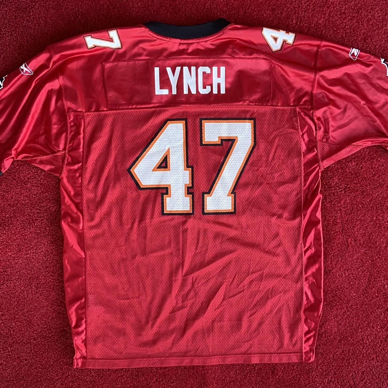 Reebok NFL Tampa Bay Buccaneers John Lynch 47 Jersey Mens