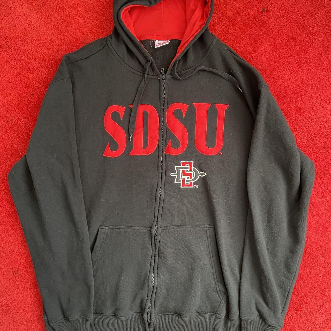 Sdsu zip best sale up hoodie