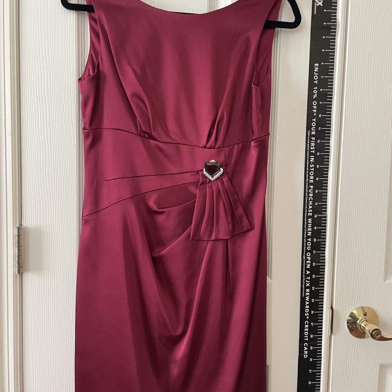 Tahari shop burgundy dress