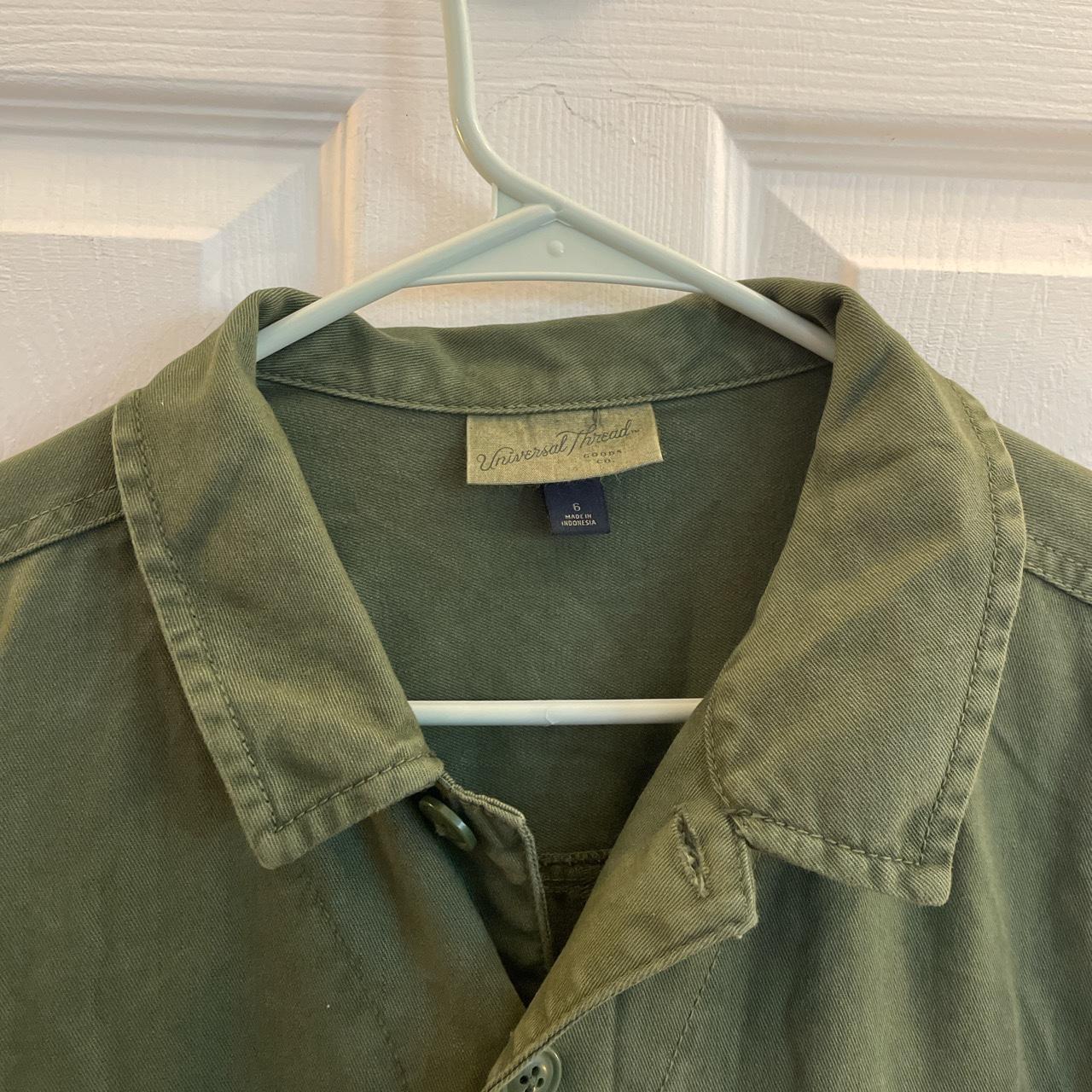 universal thread green coveralls size 6 - Depop