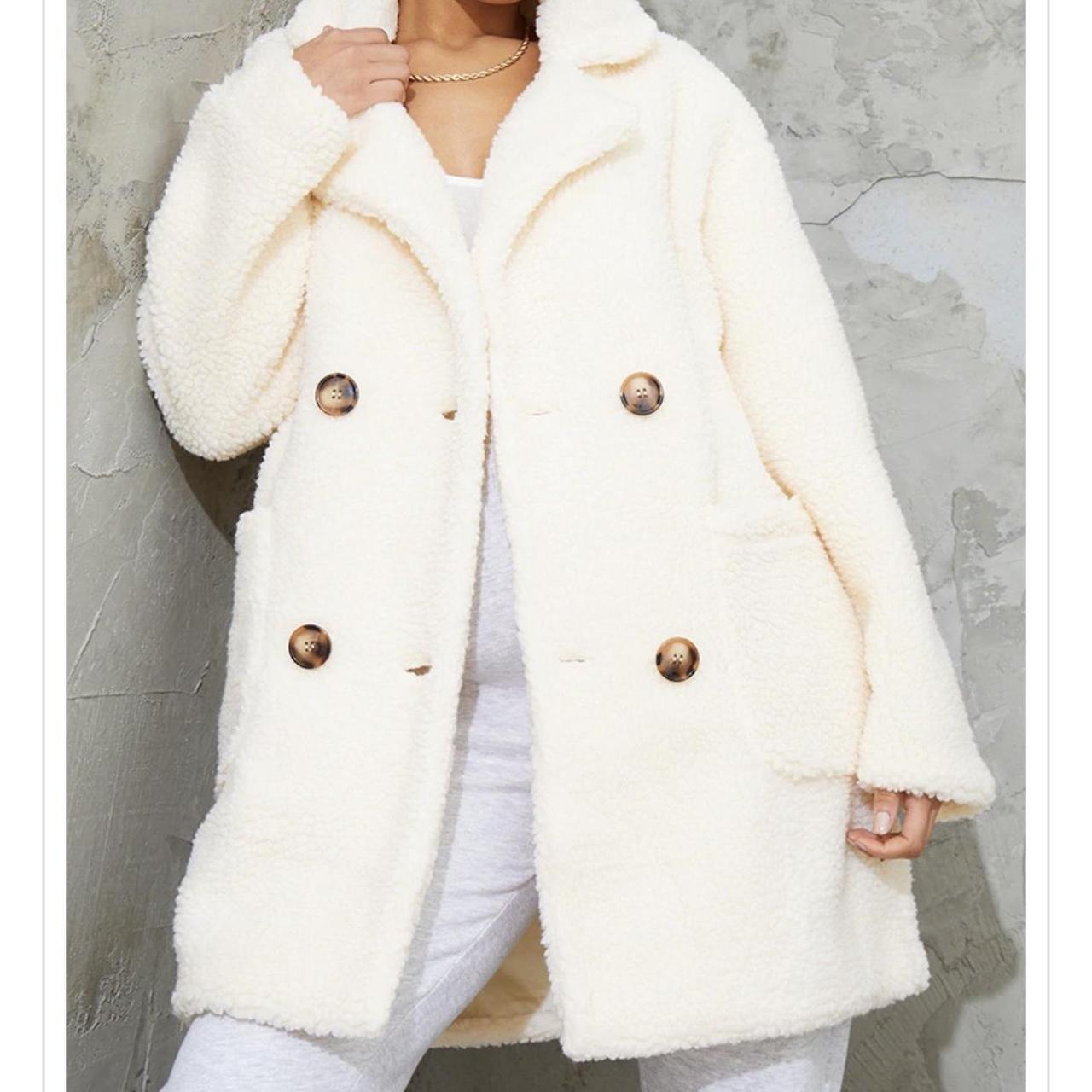 Womens ivory pea clearance coat