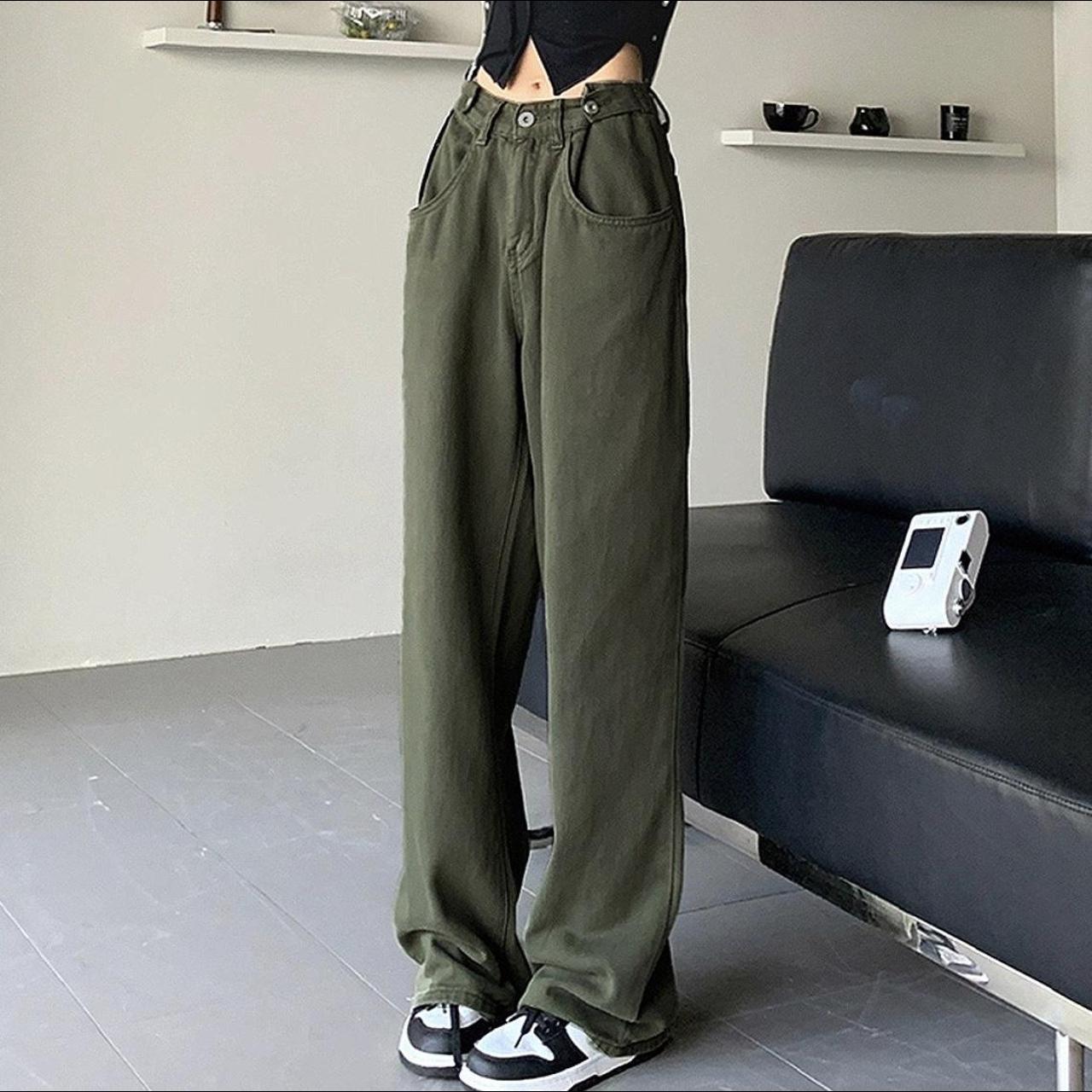 ️Wide baggy cargo pants ️ Selling because the length... - Depop