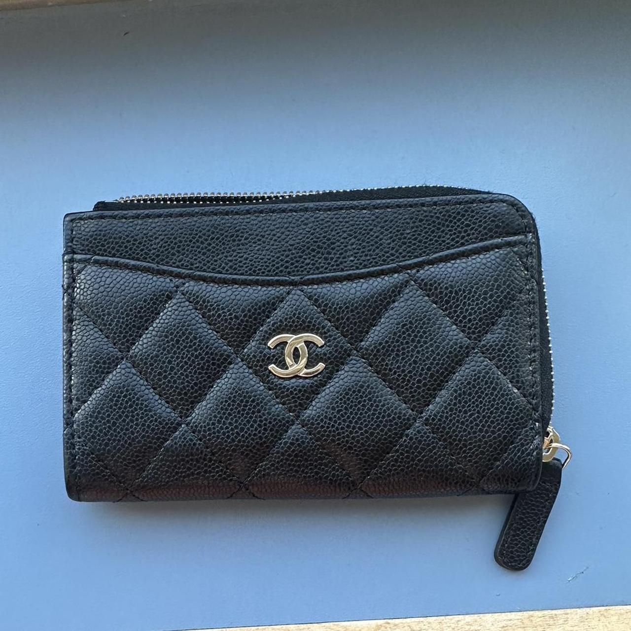 Authentic vintage Chanel wallet/cardholder. Used - Depop