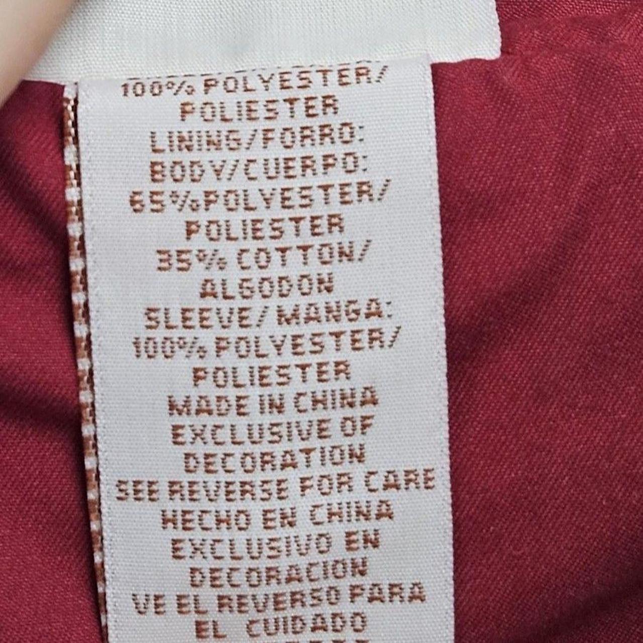 Source Unknown Men's Shacket Jacket - Red/White -… - image 6