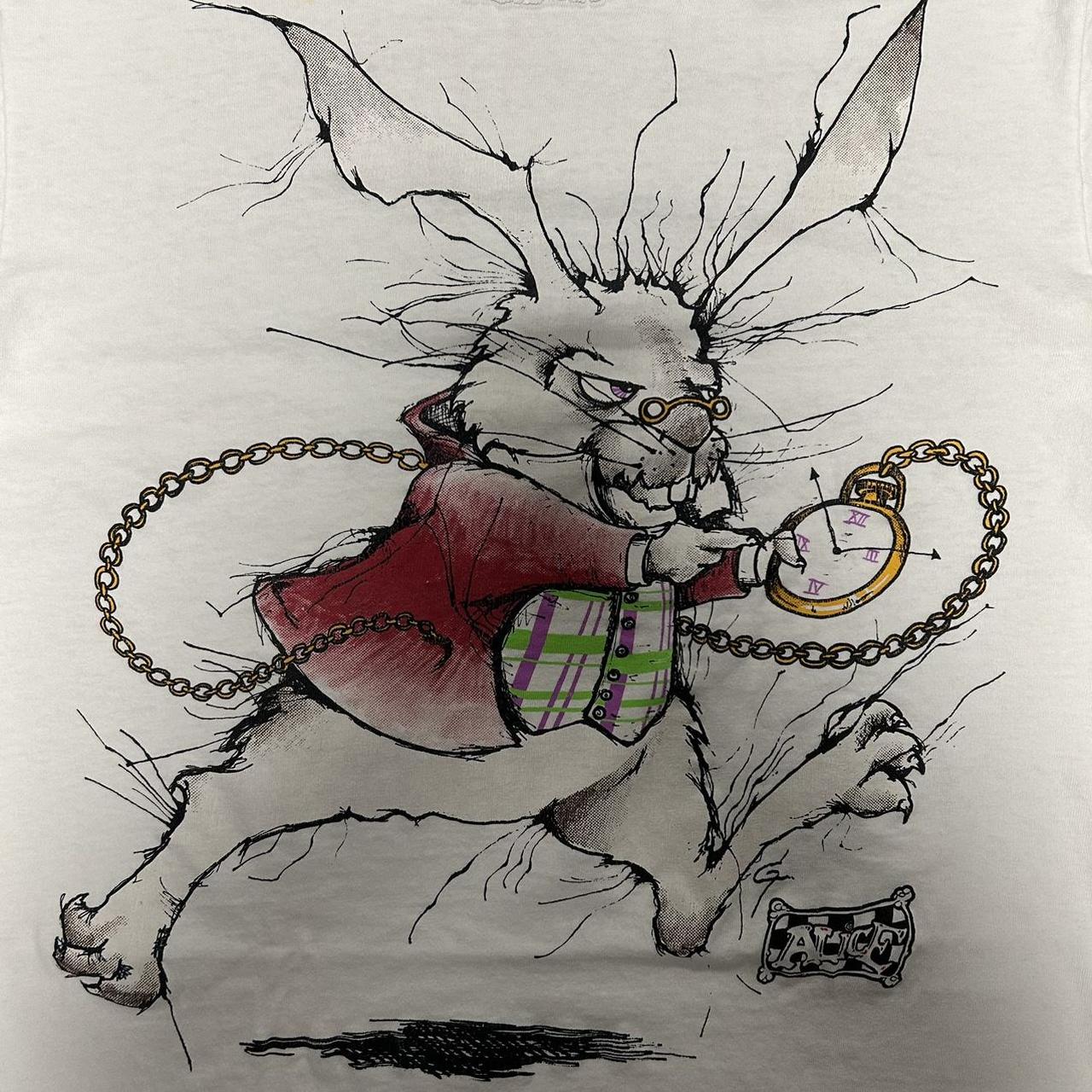 Vintage 90s Andazia Alice In Wonderland White Rabbit | Depop Vintage 90s Andazia Alice In Wonderland White Rabbit | Depop