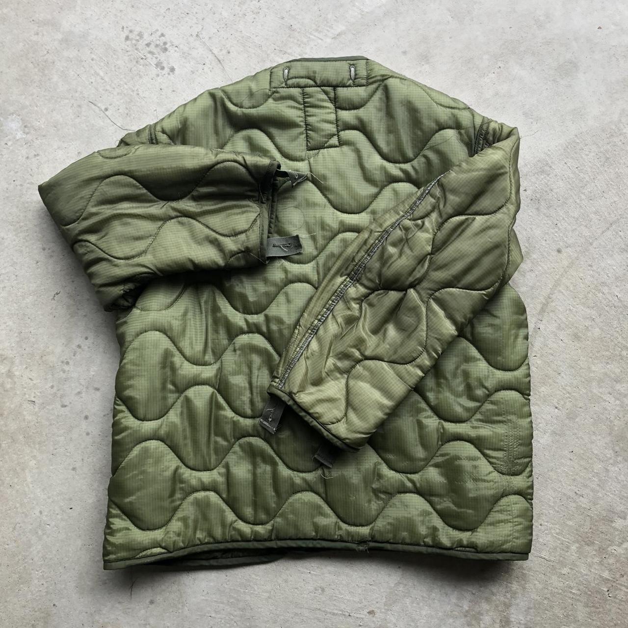 Vintage military liner jacket. From the 1980s.... - Depop