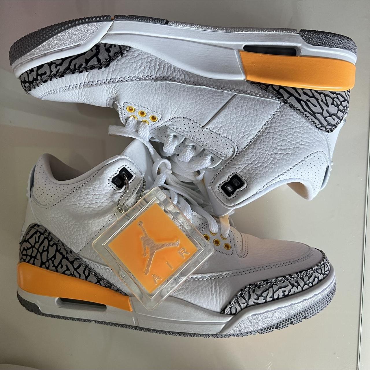 jordan 3 yellow laser