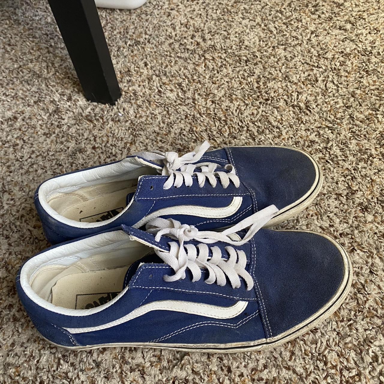 cooked ahh blue vans size 10.5 super cheap shoe just...