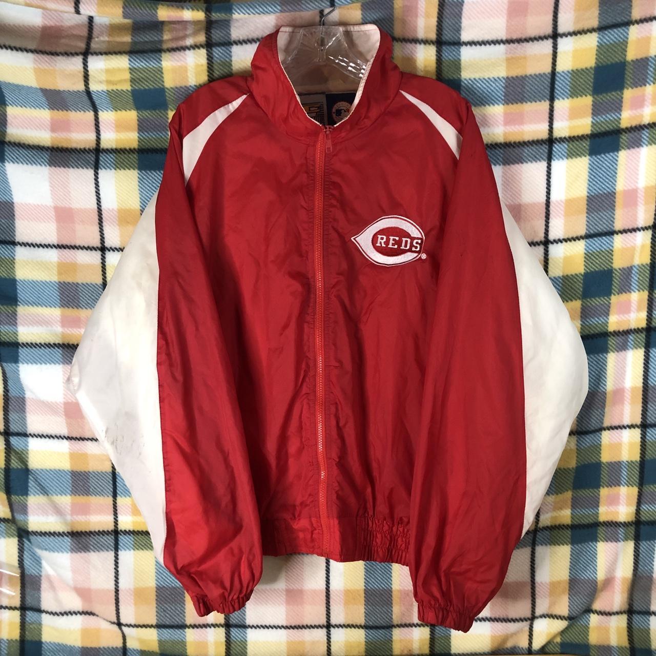 MLB Men's Windbreaker Jacket - Red - S