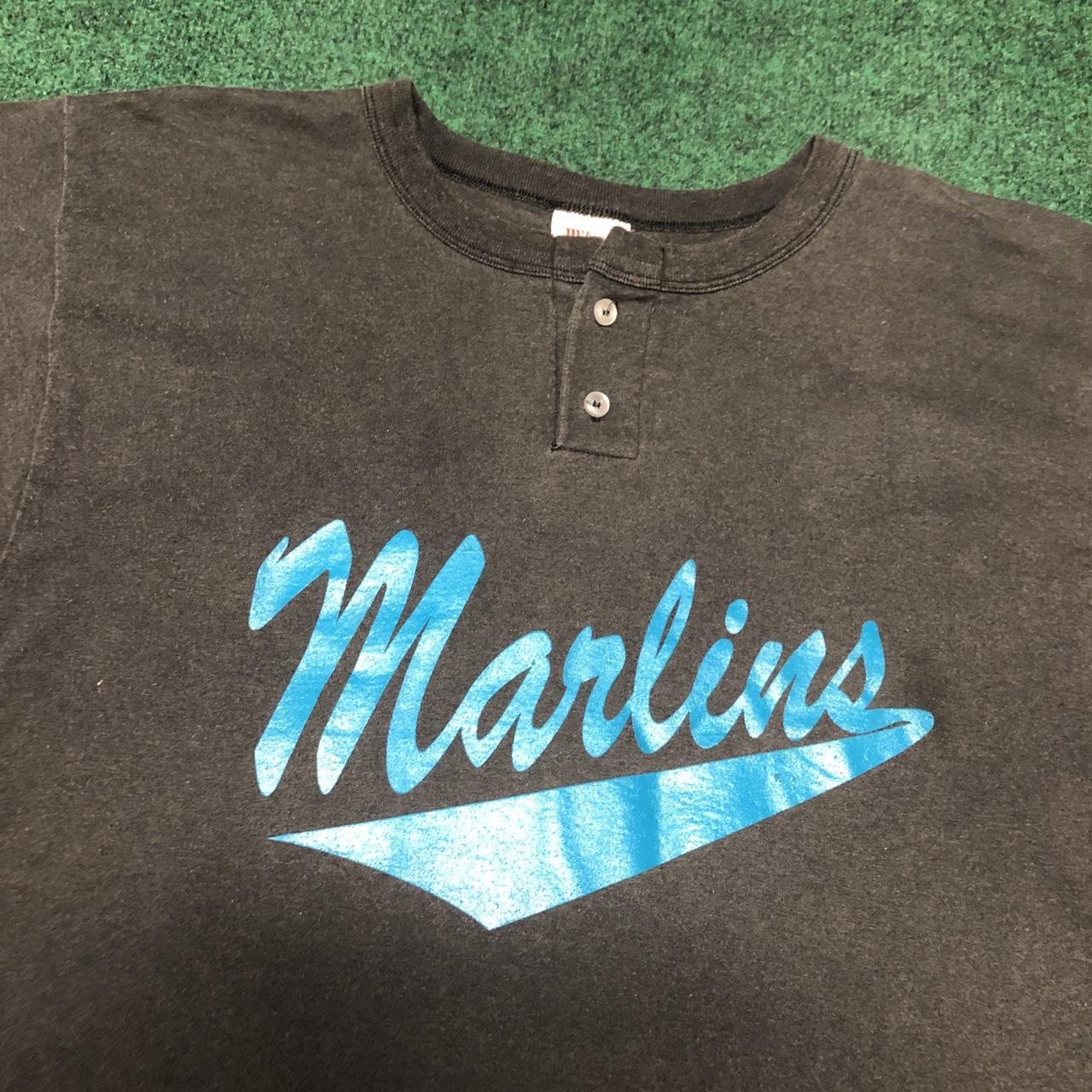 Vintage Florida Marlins Baseball Promo Shirt Adult - Depop