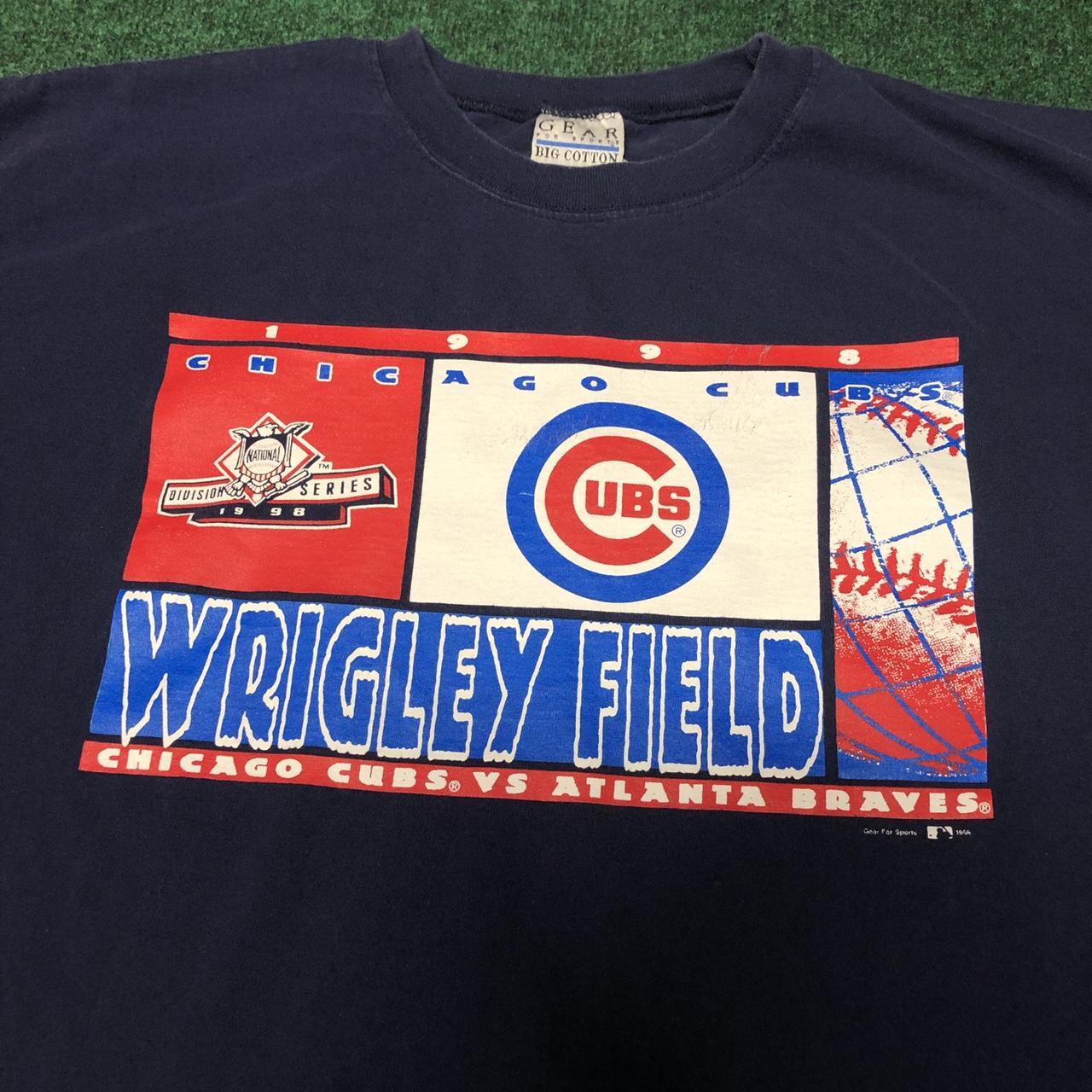 Vintage 1994 Chicago Cubs 3/4 tshirt XL Vintage - Depop