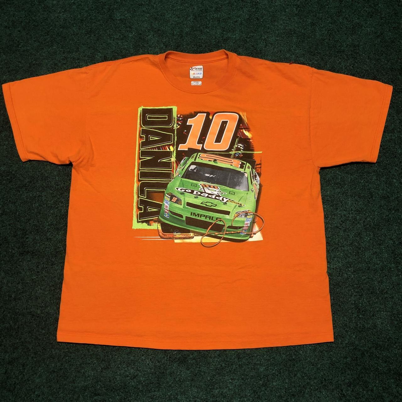 Danica Patrick Nascar Racing T-Shirt Double Sided... - Depop