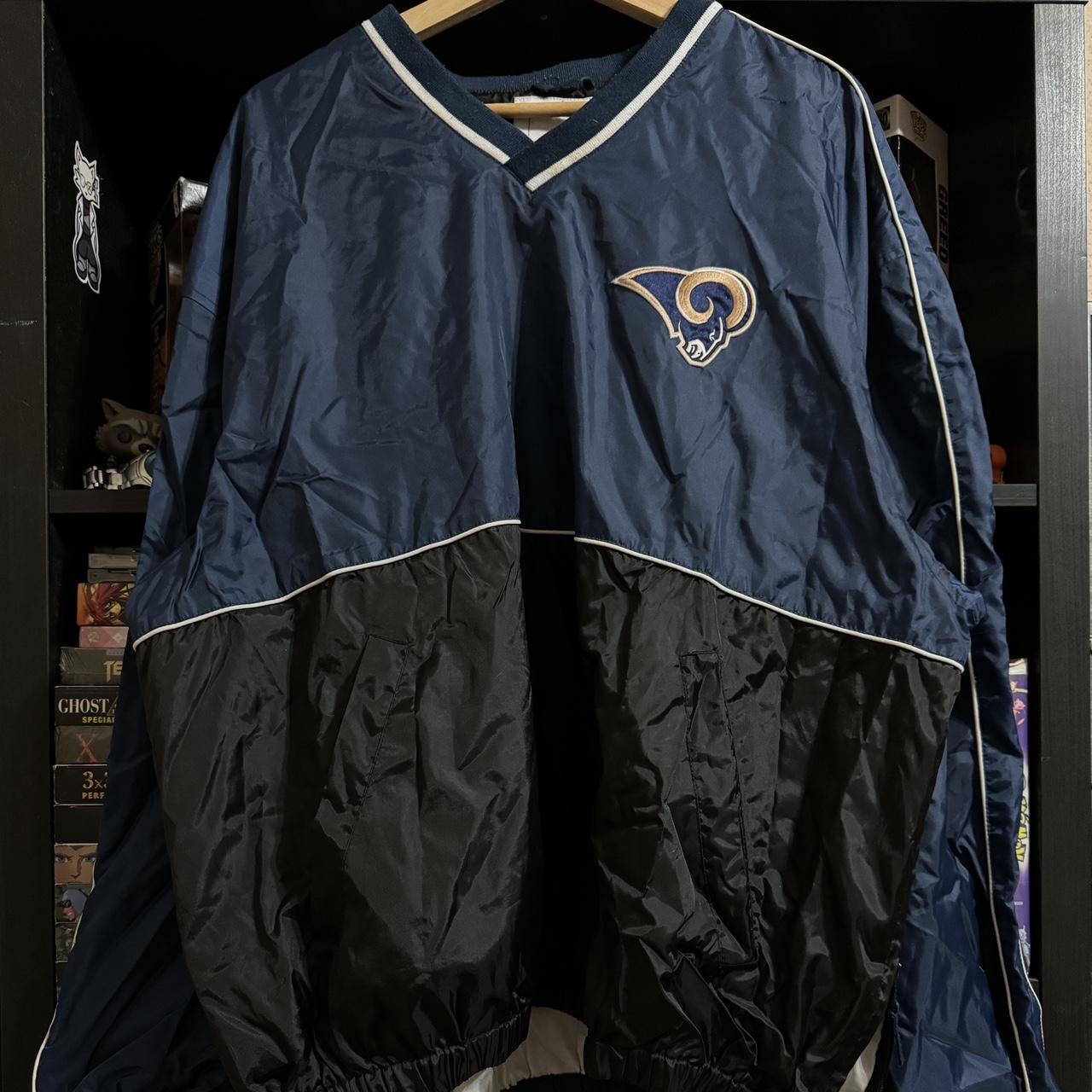 VINTAGE 2000s LOS ANGELES RAMS WINDBREAKER SIZE:... - Depop